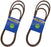 2 PK Deck Belt For MTD Cub Cadet 954-04325 Simplicity Snapper 1758984YP