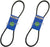2 PK Auger Drive Belt For MTD Toy-Bilt 954-04195A 754-04195A Storm Snowblowers