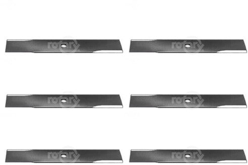 6 PK Straight Edger Blade 10" X 1/2" Sharpened 4 Sides Fits McLane 2059-HD-10