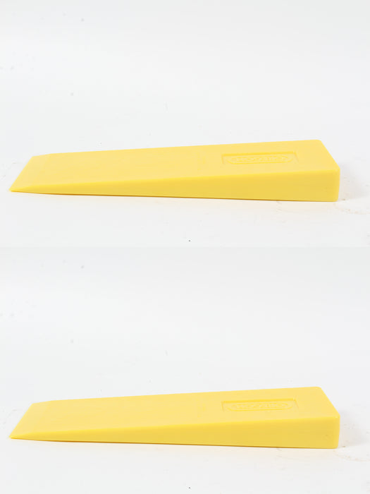 2 Pack Oregon 26782 Light-Weight 12" Yellow Plastic Felling Wedge