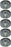 5 Pump Pulleys For Dixie Chopper 200031 LT2500-50D LT2700-60 2550 2734 2744 2750