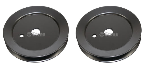 2 Pack Spindle Pulley Fits Cub Cadet MTD 756-1187 Toro 112-0358 6 Pt Star