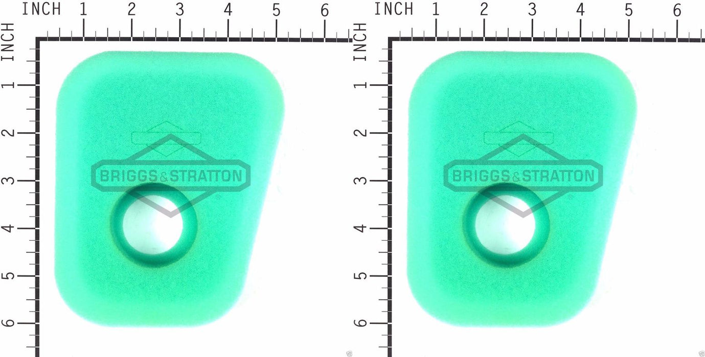 2 Pack Genuine Briggs & Stratton 27987s Foam Air Filter Element Fits 27987 OEM