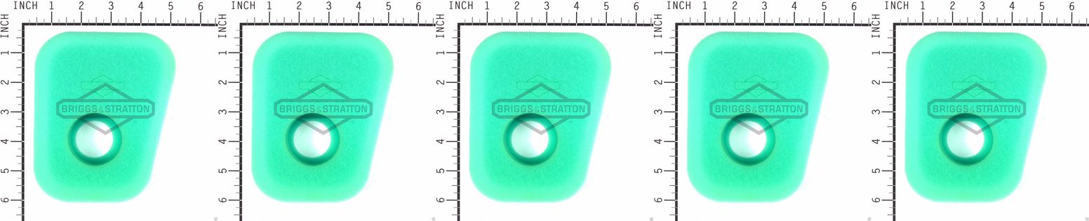 5 Pack Genuine Briggs & Stratton 27987s Foam Air Filter Element Fits 27987 OEM