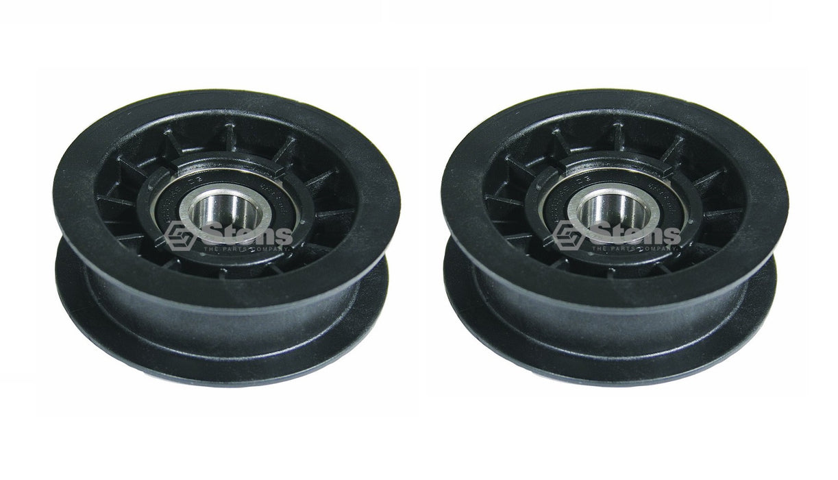 2 Pack Stens 280-097 Flat Idler for John Deere GX20287 Murray 690409 690409MA