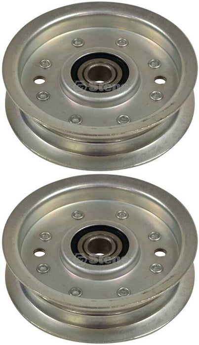 2 PK Flat Idler Fits Murray 23339MA 23339 40501 OD 4" ID 1/2"