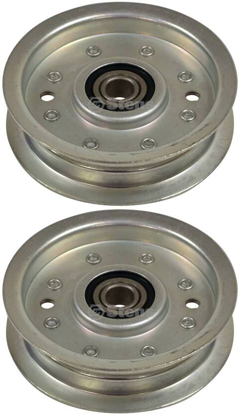 2 PK Flat Idler Fits Murray 23339MA 23339 40501 OD 4" ID 1/2"