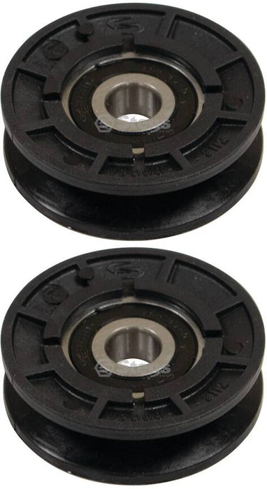 2 PK V-Idler Fits Husqvarna AYP 532166042 166042 OD 2" ID 3/8"