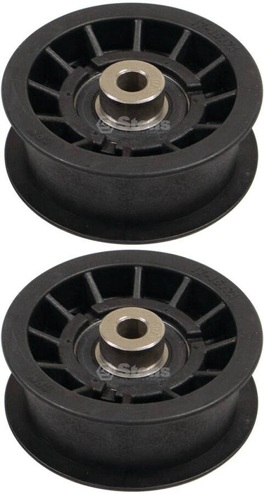2 PK Flat Idler Fits Exmark Toro 109-4076 Lazer Z Frontrunner Z Master 3-3/16"