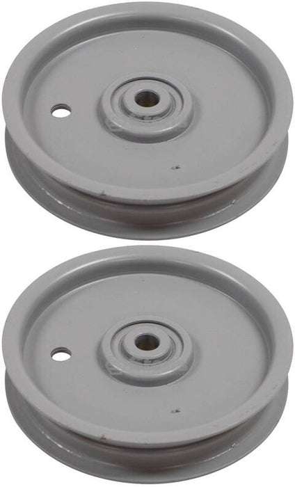 2 PK Heavy Duty Flat Idler Fits Case IH C12251 4-1/2" ID 3/8" ID V 7/8"