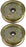2 PK Flat Idler Fits Husqvarna 589766102 539132728 5-7/8" OD 5/8" ID