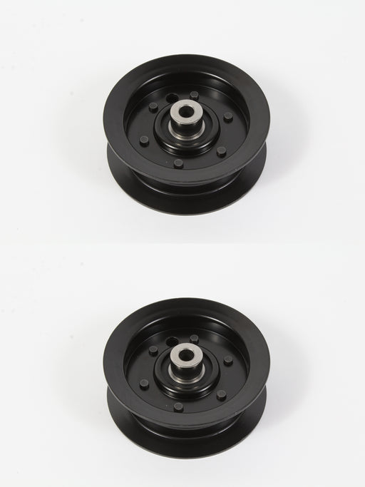 2 Pack Heavy Duty Flat Idler Pulley Fits Toro Exmark 132-9420 106-2175