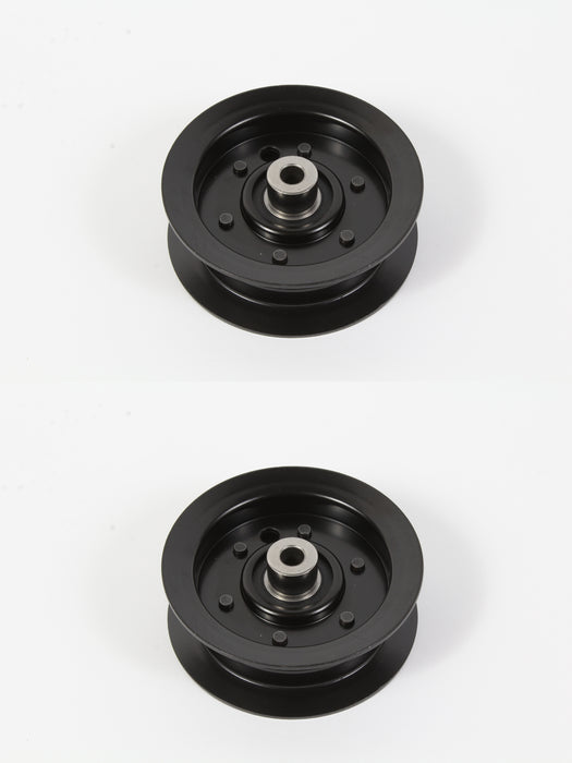 2 Pack Heavy Duty Flat Idler Pulley Fits Toro Exmark 132-9420 106-2175