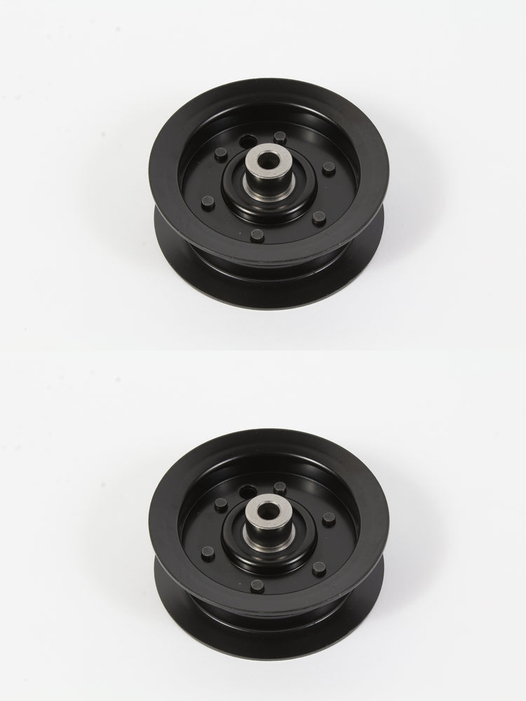 2 Pack Heavy Duty Flat Idler Pulley Fits Toro Exmark 132-9420 106-2175