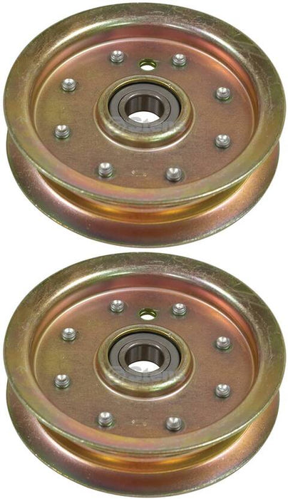 2 PK Flat Idler For Exmark Toro 132-4718 116-3626 1-603843 4-7/8" OD 11/16" ID