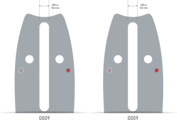 2 PK Genuine Oregon 280RNDD009 28" PowerCut Guide Bar 3/8" .050" 93DL D009