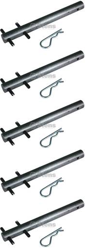 5 PK Clevis Pin Fits Velke VKPIN2-2 All Single Wheel Units 4-13/16" L x 1/2" OD