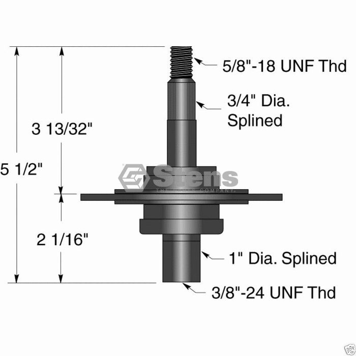 2 Pack Stens 285-110 Spindle Assembly for MTD 753-05319 917-0906A 717-0906A