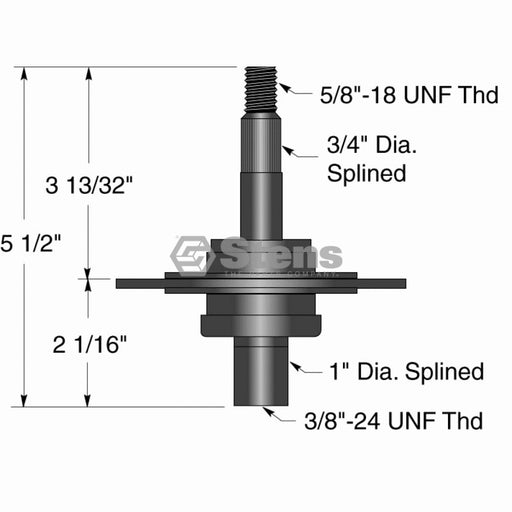 Stens 285-110 Spindle Assembly for MTD 753-05319 917-0906A 717-0906A