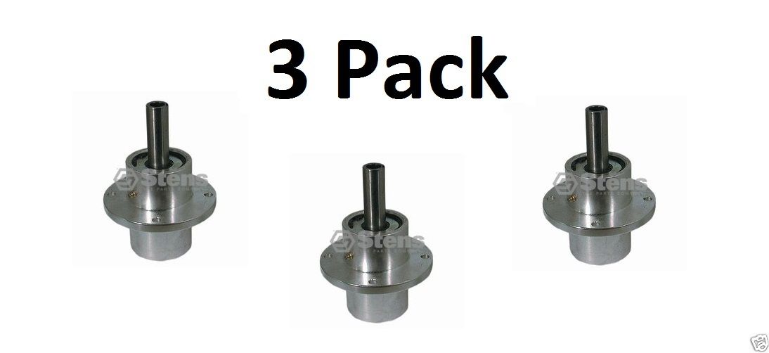 3 Pack Stens 285-184 Spindle for Encore 362044 36" 48" 52" 60" Walk Behinds