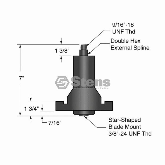 Stens 285-456 Mower Spindle Assy for AYP 130794 Husqvarna 532130794