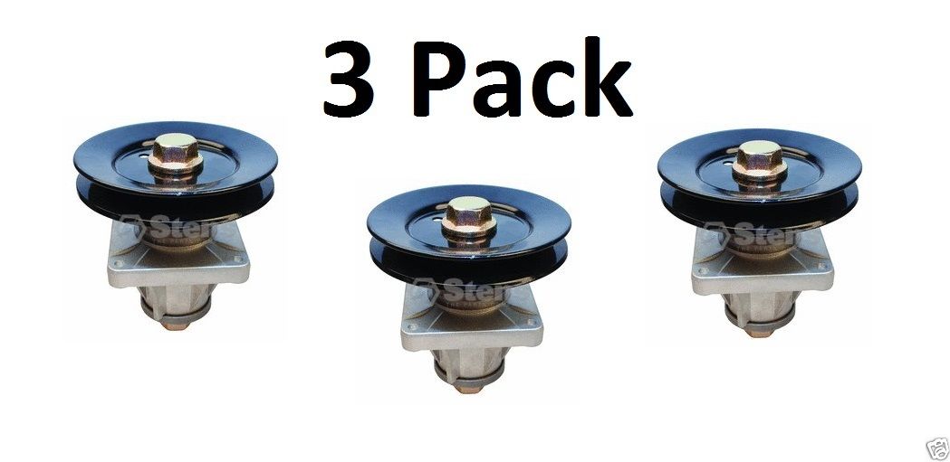 3 Pack Stens 285-844 Spindle for Cub Cadet MTD 918-04123B LT1022 LT1045 LT1046