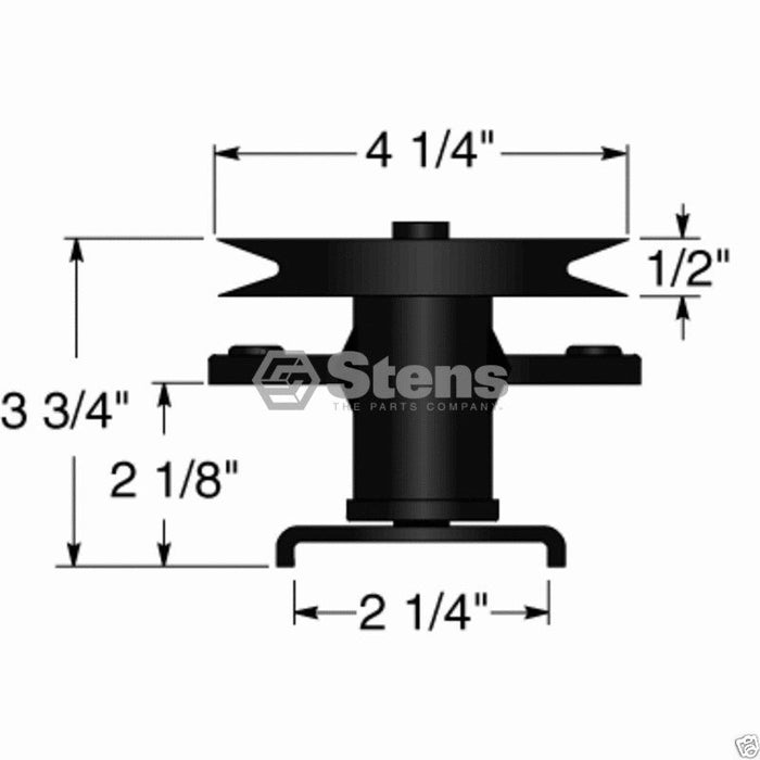 2 Pack Stens 285-895 Spindle Assy for AYP 106037X 121622X 121658X 136818 136819