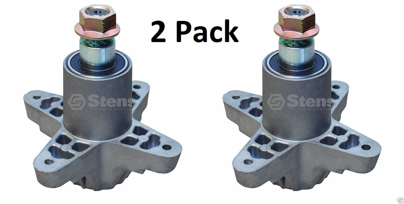 2 Pack Stens 285-936 Spindle for Cub Cadet MTD 918-0624A 918-0659A LT1040 LT1042