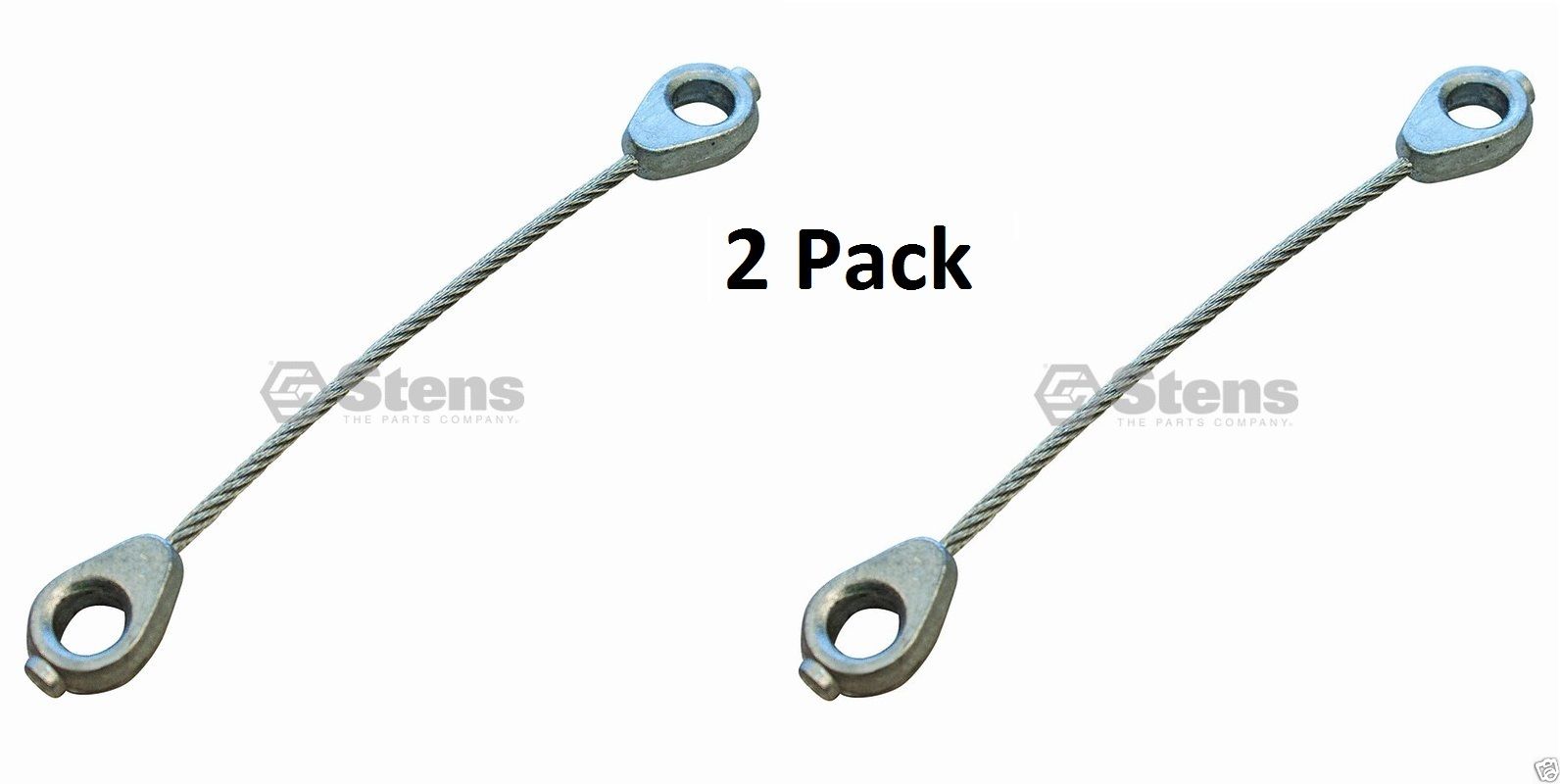 2 Pack Stens 290-134 Deck Lift Cable Fits Cub Cadet MTD 746-0970 RZT42