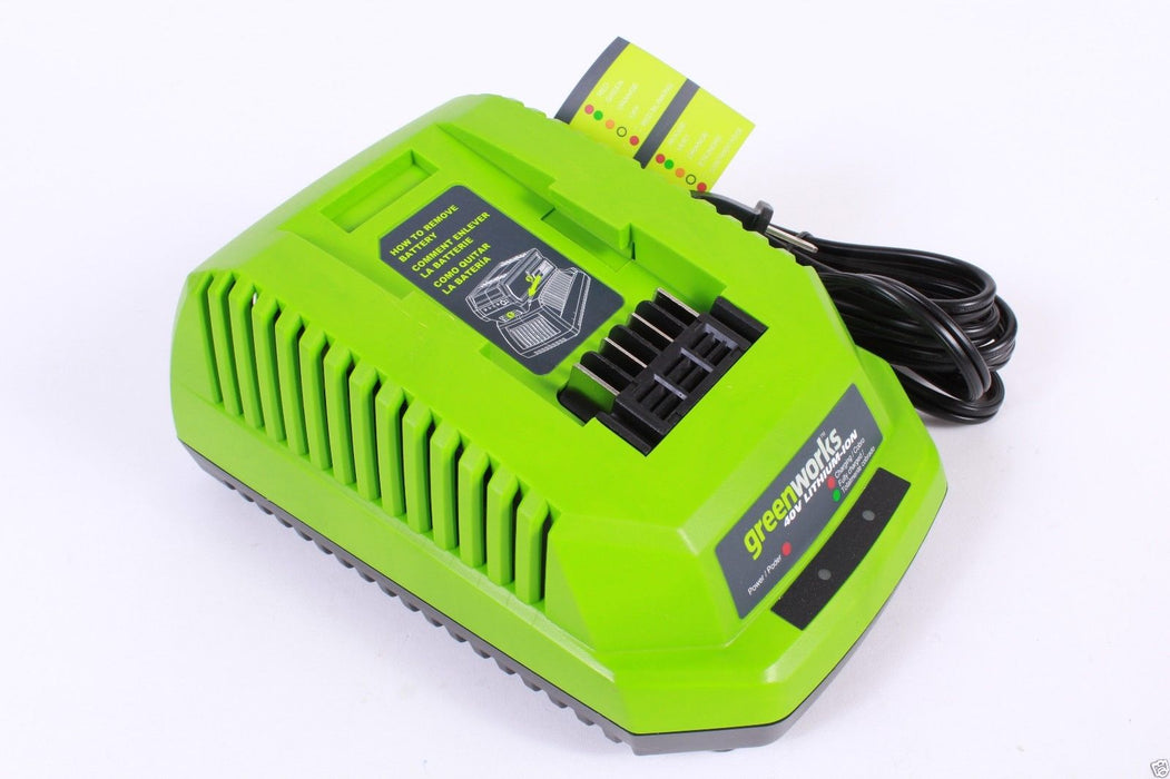 Genuine GreenWorks 29482 G-Max 40V Lithium Ion Battery Charger 40 Volt