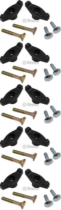 5 PK Universal Handle Knob & Bolt Set For Walk Behind & Self Propel Mower