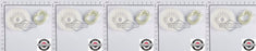 5 Pack Genuine Briggs & Stratton 295871 Recoil Starter Pulley with Rope OEM