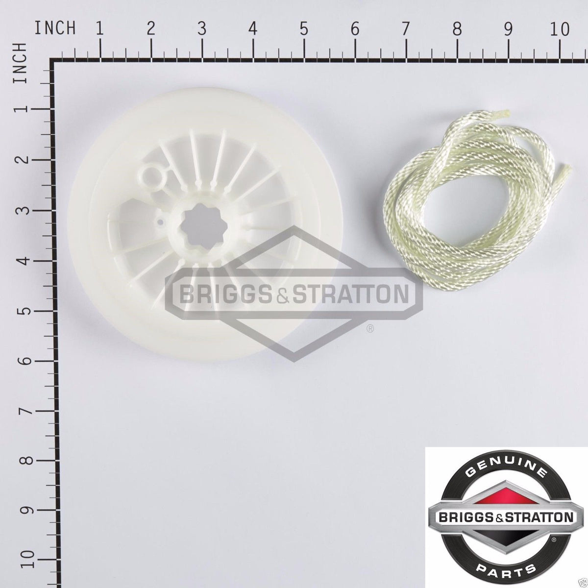 Genuine Briggs & Stratton 295871 Recoil Starter Pulley with Rope OEM ...