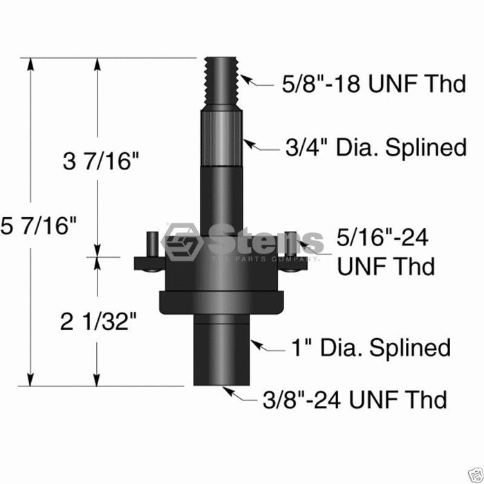 2 Pack Stens 285-092 Spindle Assembly for MTD 717-0900 717-0900A 917-0900A