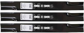 3 Pack Stens 300-038 Universal Straight Blade 21" L 3/8" Center Hole