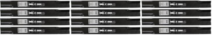 12 Pack Stens 300-046 Universal Straight Blade 22" L 3/8" Center Hole