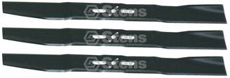 3 Pack Stens 300-418 Universal Hi-Lift Blade 20" L 3/8" Center Hole