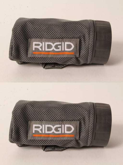 2 Pack Genuine Ridgid 300027097 Dust Bag ASM Fits R2611 Random Orbit Sander