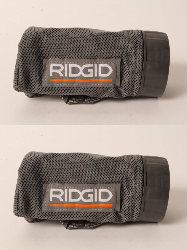 2 Pack Genuine Ridgid 300027097 Dust Bag ASM Fits R2611 Random Orbit Sander