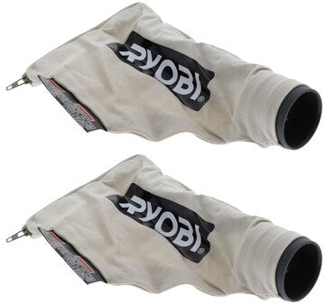 2 PK Genuine Ryobi 300027099 Dust Bag ASM For BE318-2 BE3182G Belt Sander
