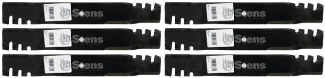 6 Pack Stens 302-244 Toothed Blade Grasshopper 320238