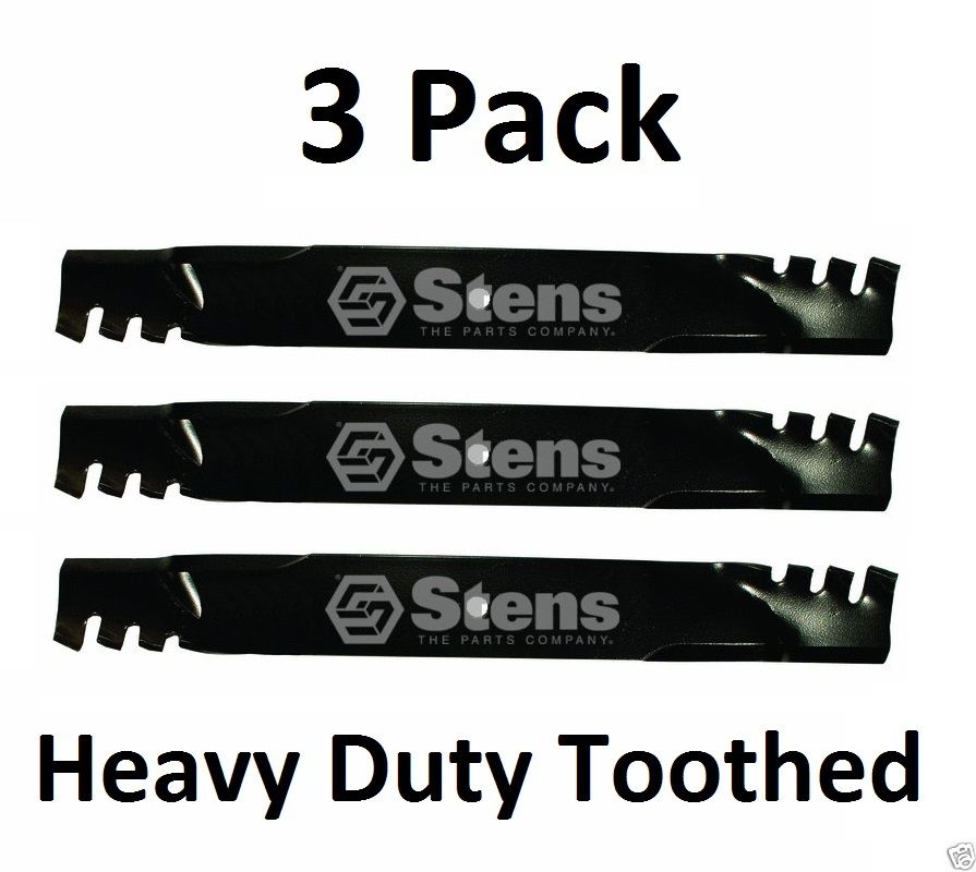 3 Pack Stens 302-248 Toothed Blade for Woods 320242 70134 70142