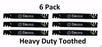 6 Pack Stens 302-248 Toothed Blade for Woods 320242 70134 70142