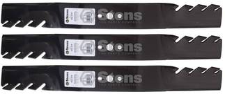 3 Pack Stens 302-418 Toothed Blade Fits AYP 165833