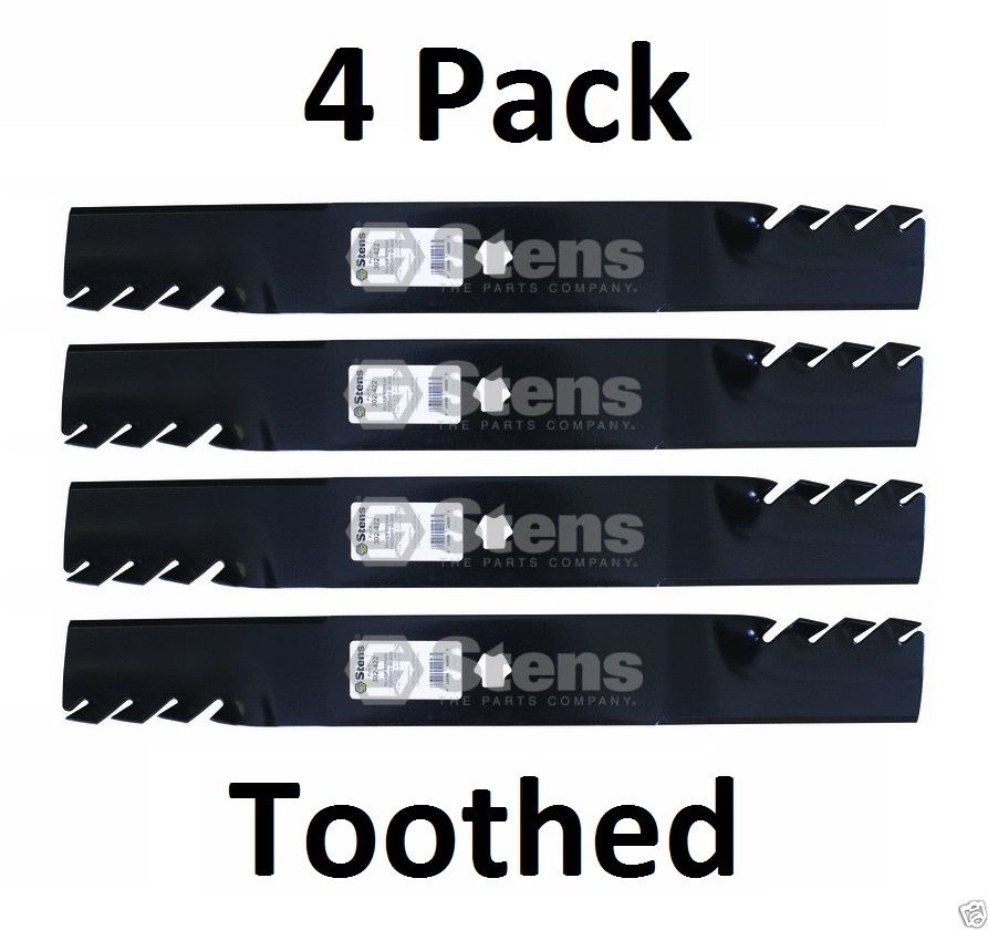 4 Pack Stens 302-422 Toothed Blade for MTD 742-04290 942-04244A 942-04290-X