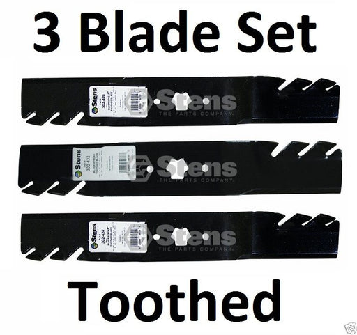 Stens 302-432 & 302-428 Toothed Blade Set for Cub Cadet 942-04125 942-04124 46"