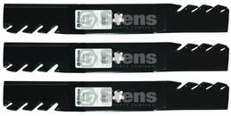 3 Pack Stens 302-430 Toothed Blade for AYP 187254 187256 54" 5 pt Star