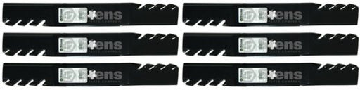 6 Pack Stens 302-430 Toothed Blade for AYP 187254 187256 54" 5 pt Star