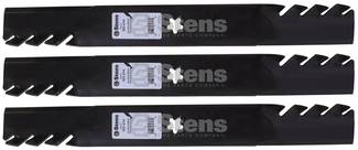 3 Pack Stens 302-434 Toothed Blade Husqvarna 574870801