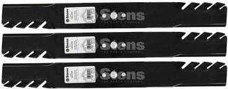 3 Pack Stens 302-454 Toothed Blade Fits AYP 532406713